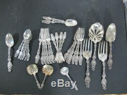 Gorham Whiting Lily Argent Sterling 32pc Ménagère Mint Cindition