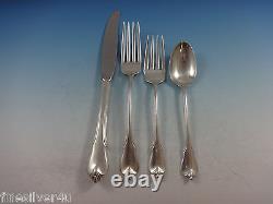Grand Colonial By Wallace Sterling Silver Flatware Set Pour 8 Services 55 Pièces