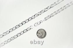 ITALIE 925 Argent Sterling massif Chaîne MARINER Collier ou Bracelet 7 36