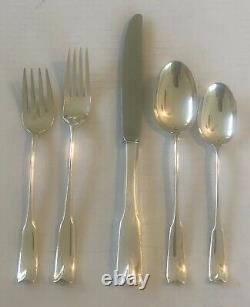 Lunt Sterling Silver'colonial Theme' 5 Pc Place Setting Excellent Cond 232g