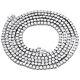 Mens 1 Row Collier Genuine Diamond Link Choker Chain 18 To 30 Sterling Silver