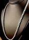 Native American Navajo Pearls 4 Mm Sterling Silver Bead Necklace 21 Vente