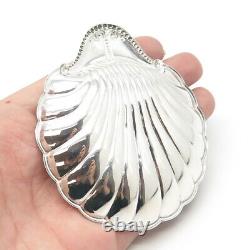 Plat en coquillage antique Webster en argent sterling 925