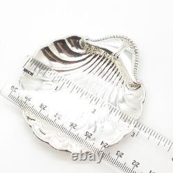 Plat en coquillage antique Webster en argent sterling 925