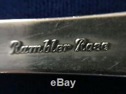 Rambler Rose Par Towle Sterling Silver Set 40 Pièces Flatware Non Mono