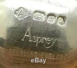 Rare Asprey London En Argent Sterling Ice Smasher Bar Circa 95 Dans Boîte D'origine