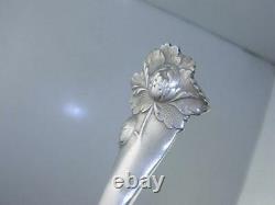 Sterling Whiting 8 1/4 Cheese Serving Scoop Peony No. 26 Esthétique Floral Nomono