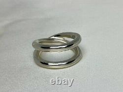 Tiffany & Co. Argent Sterling 925 Paloma Picasso Le Circle Crossover Ring