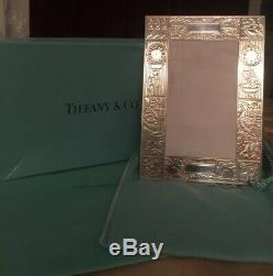 Tiffany & Co. Sterling Silver Childs Record Naissance Cadre Nwt Cadeau Parfait Du Nouveau-né