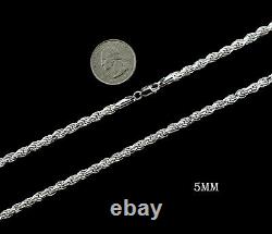 Véritable collier ou bracelet en argent sterling massif 925 avec chaîne torsadée à taille de diamant - ITALIE