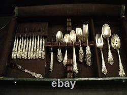 Wallace Sir Christopher Argent Sterling Flatware, Service/12++ (77 Pièces)