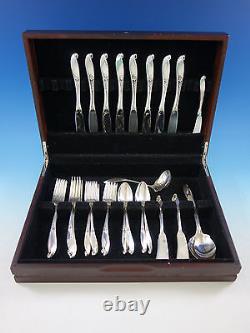 Wishing Star By Wallace Sterling Argent Flatware Set Pour 8 Service 44 Pièces